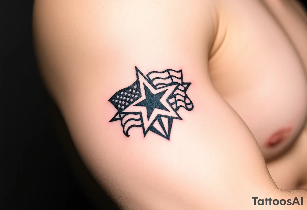 A patriotic symbol tattoo idea