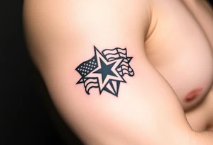 A patriotic symbol tattoo idea