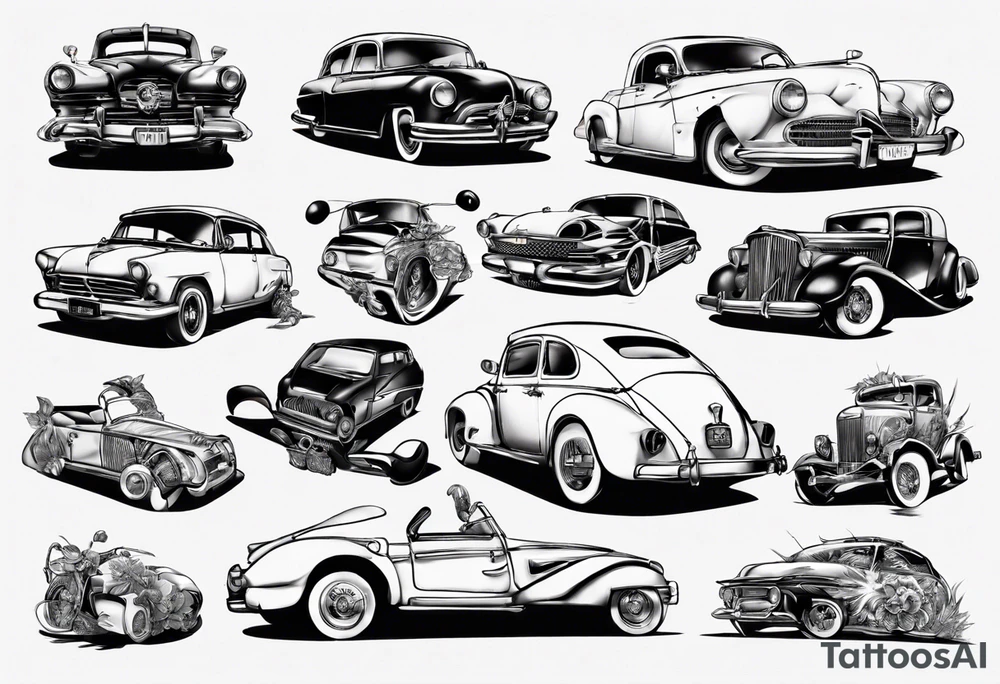 voiture tattoo idea