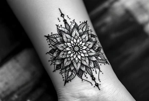 sacred flower of life tattoo idea