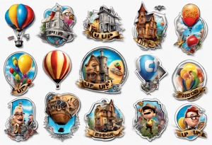 up! movie tattoo idea