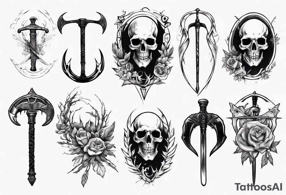 scythe tattoo idea