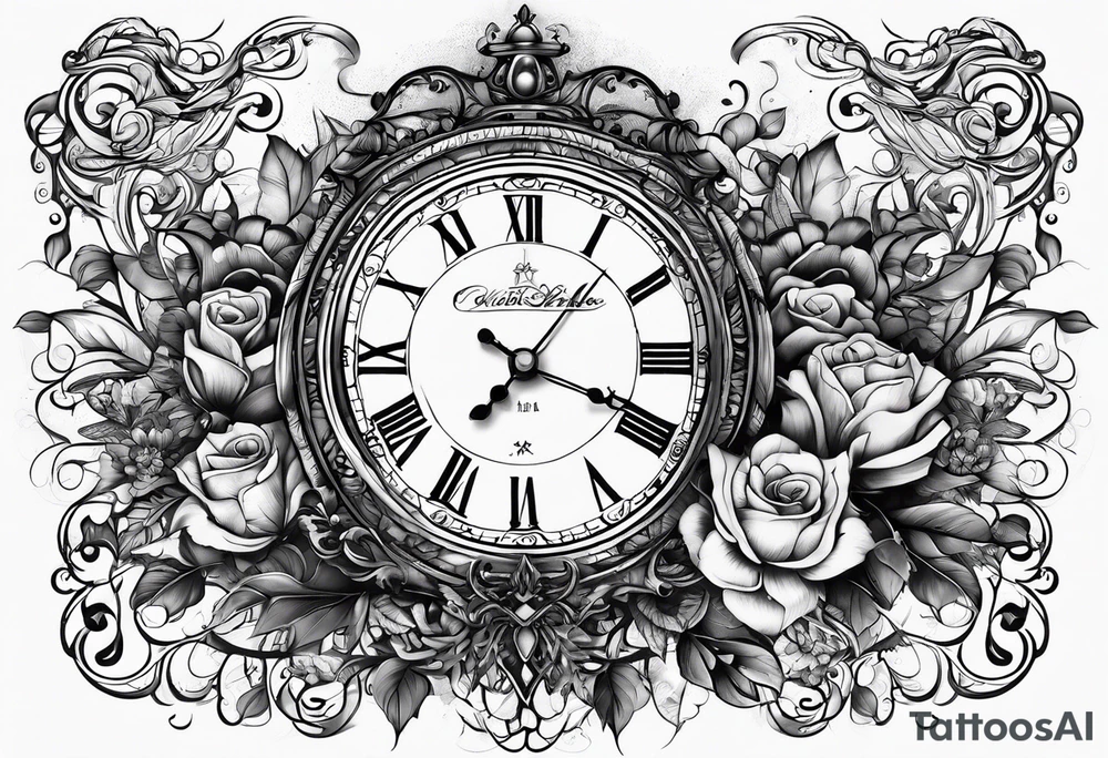 Écriture : no need to run after the time tattoo idea