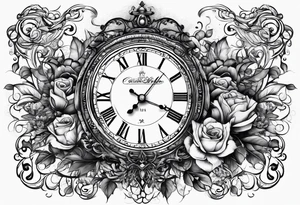 Écriture : no need to run after the time tattoo idea