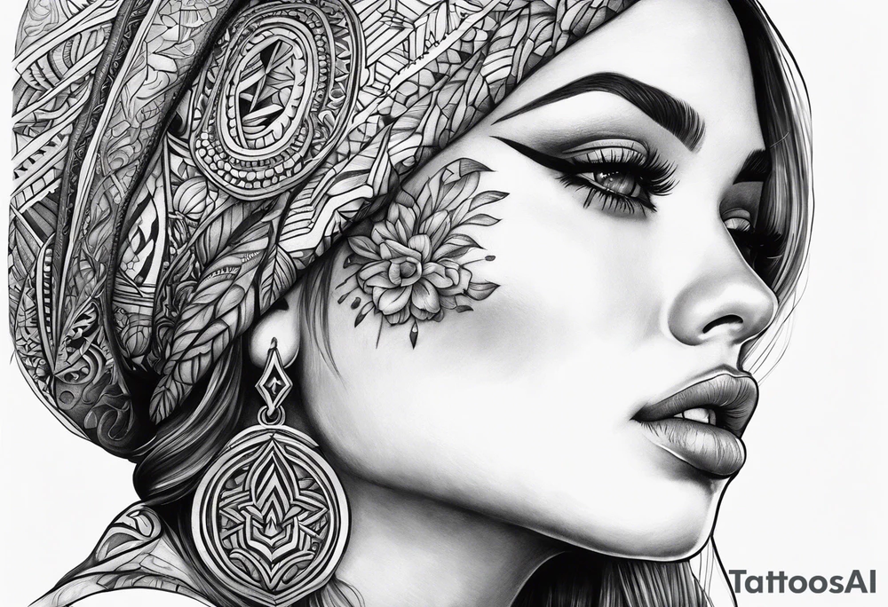 Gulf coast women tattoo idea