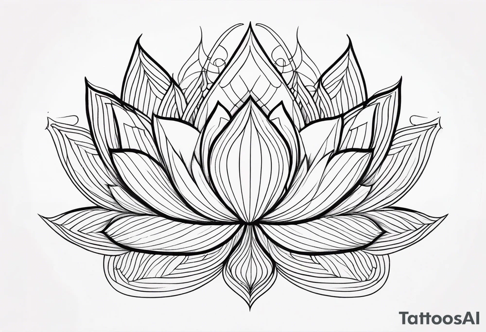 Mandala Lotus tattoo idea
