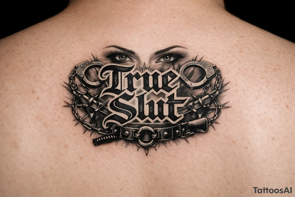 True slut tattoo idea