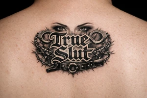 True slut tattoo idea