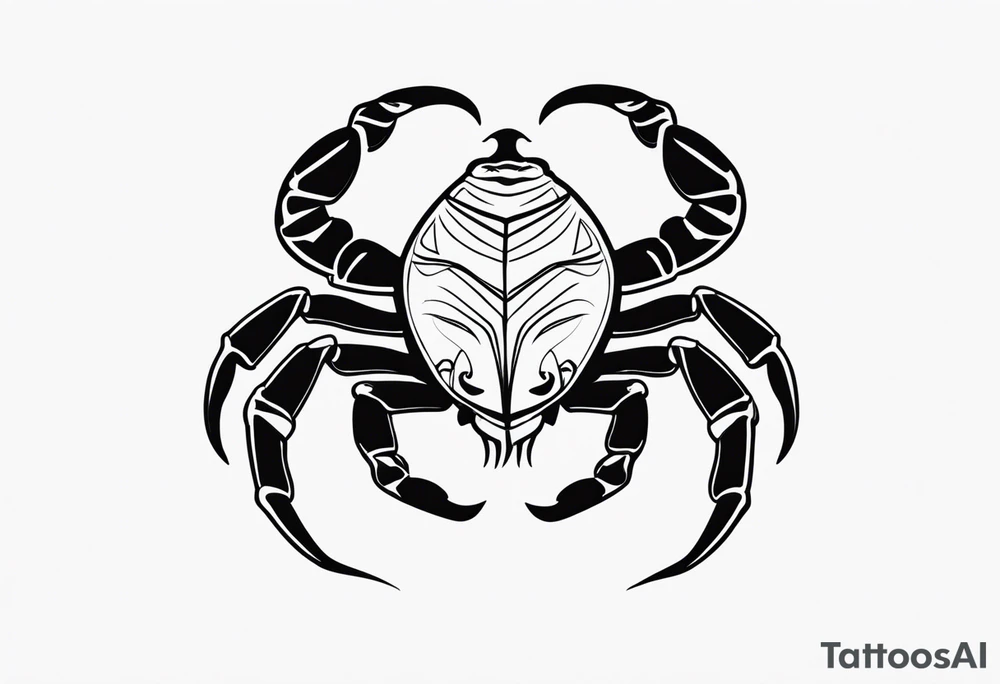 small Julia scorpion tattoo idea