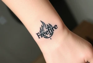 Freefire logo tattoo idea