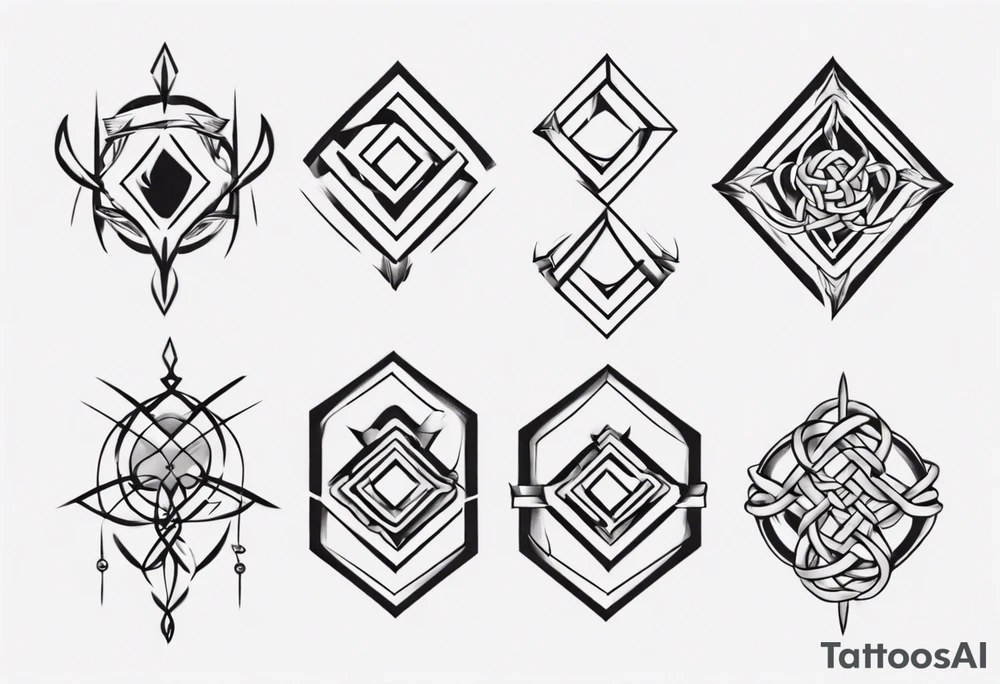 Prime knot 6,1 but very simple and clean tattoo idea