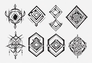 Prime knot 6,1 but very simple and clean tattoo idea