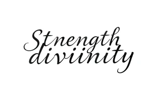 Strength divinity tattoo idea