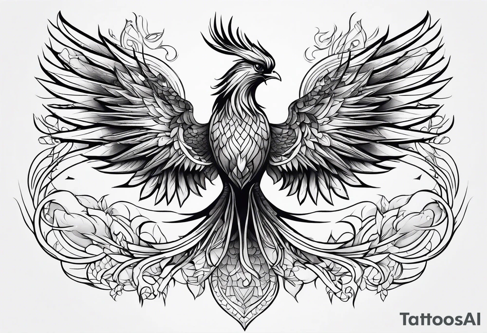 Phoenix tattoo idea