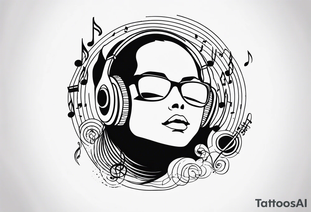 music tattoo idea