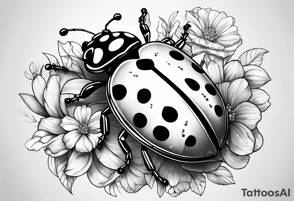 lady bug tattoo idea