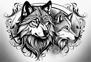Wolf tattoos for females tattoo idea