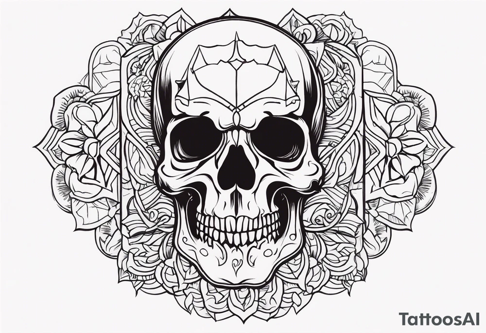 skull tattoo idea