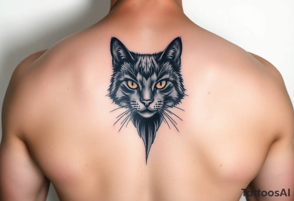 Black Cat tattoo idea