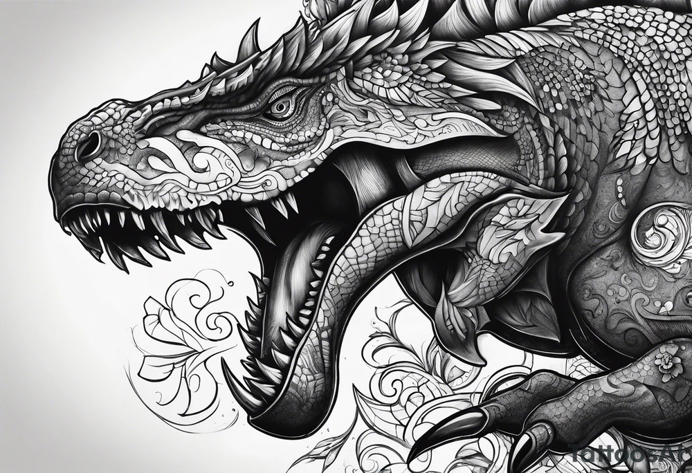 Dinasour tattoo idea