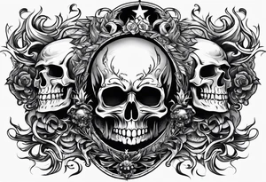 Weld,skulls,flames,sparks tattoo idea