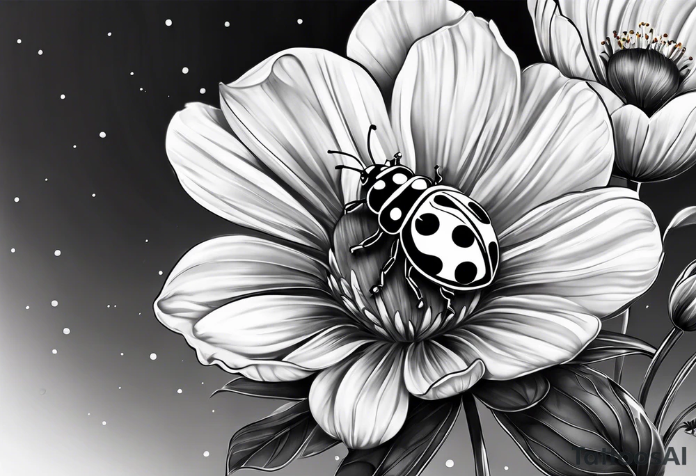 love
lady bug tattoo idea