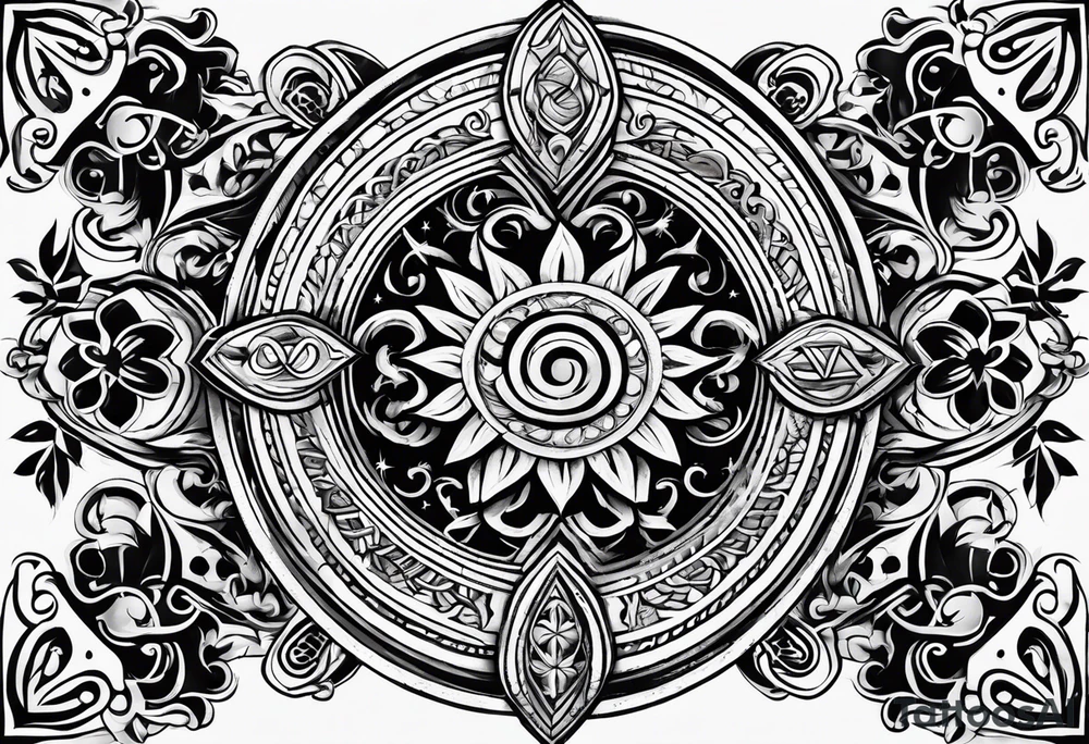 Traditional Christos symbol tattoo idea