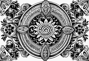 Traditional Christos symbol tattoo idea