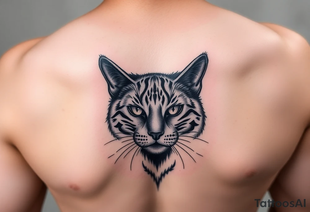 Black Cat tattoo idea