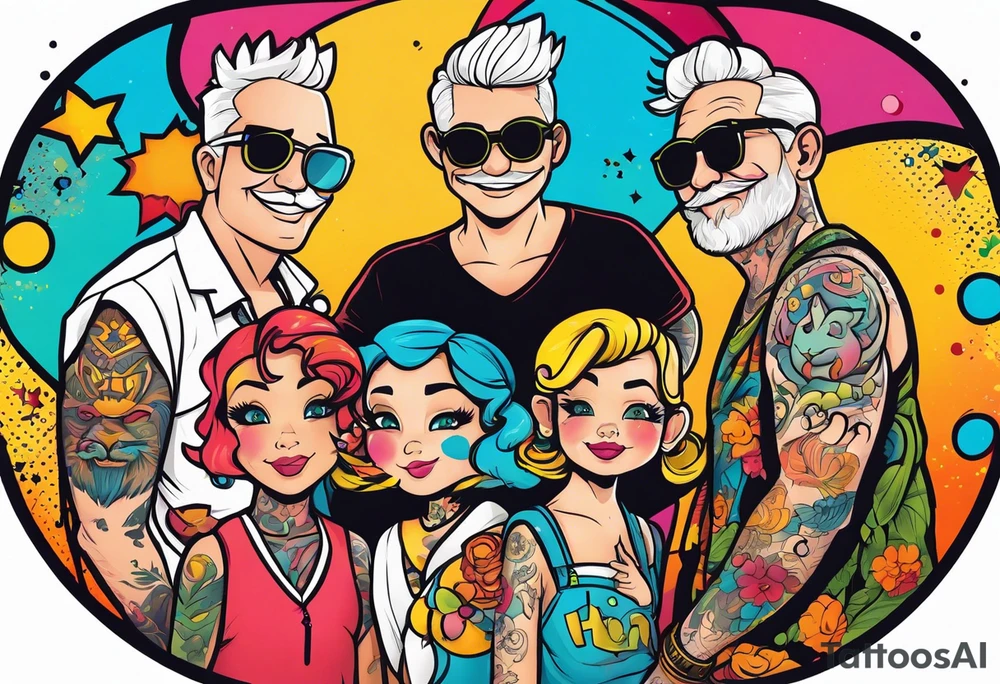 3 friends, tattoo idea