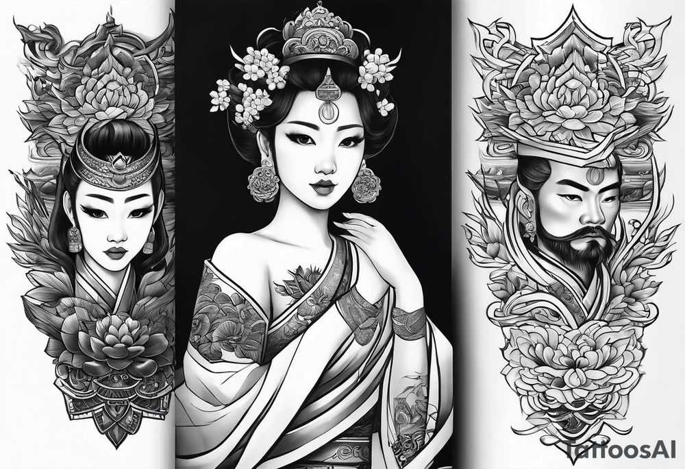 Traditional Vietnamese tattoo idea