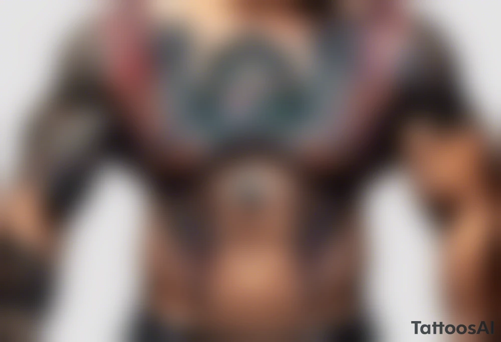 Anatomic pectoralis muscle tattoo idea