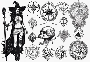 witch like a path of exile games tattoo idea