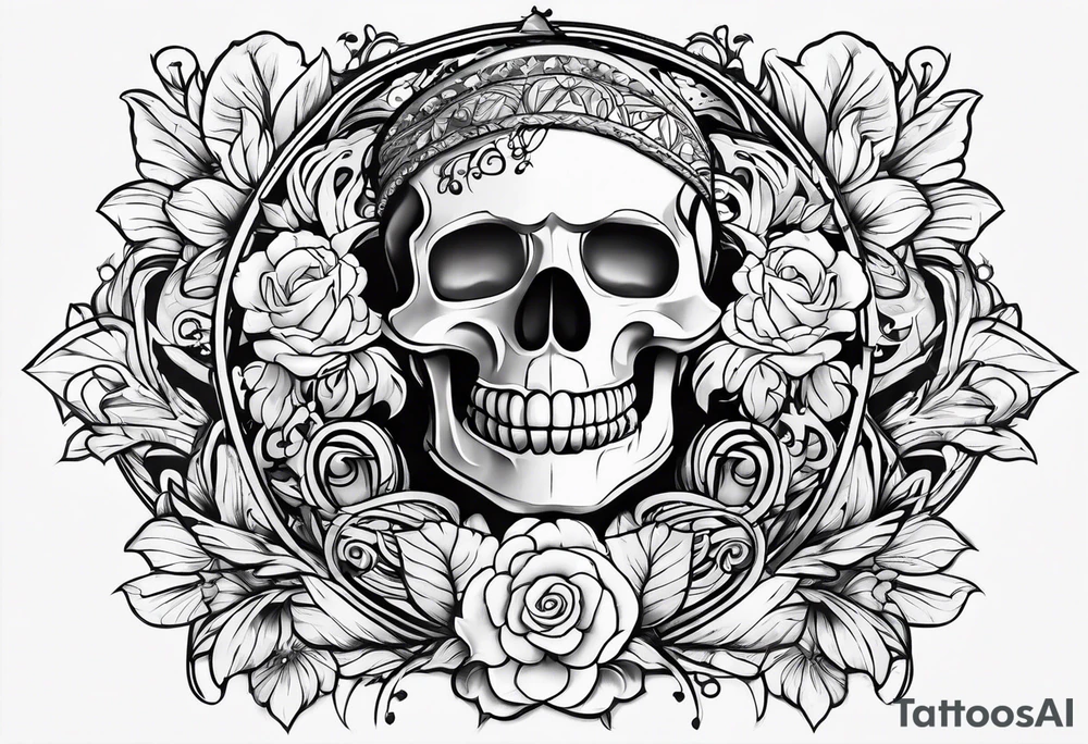 simple one piece tattoo idea