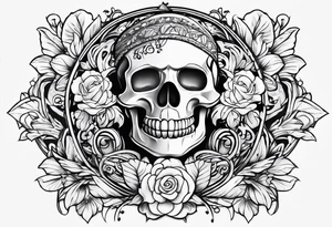 simple one piece tattoo idea