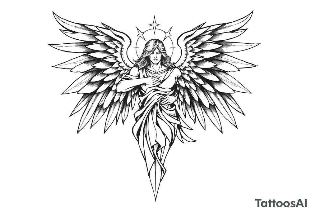 Holy Archangel, Biblical, Christian, Archangel Michael tattoo idea Holy Archangel, Biblical, Christian, Archangel Michael tattoo idea