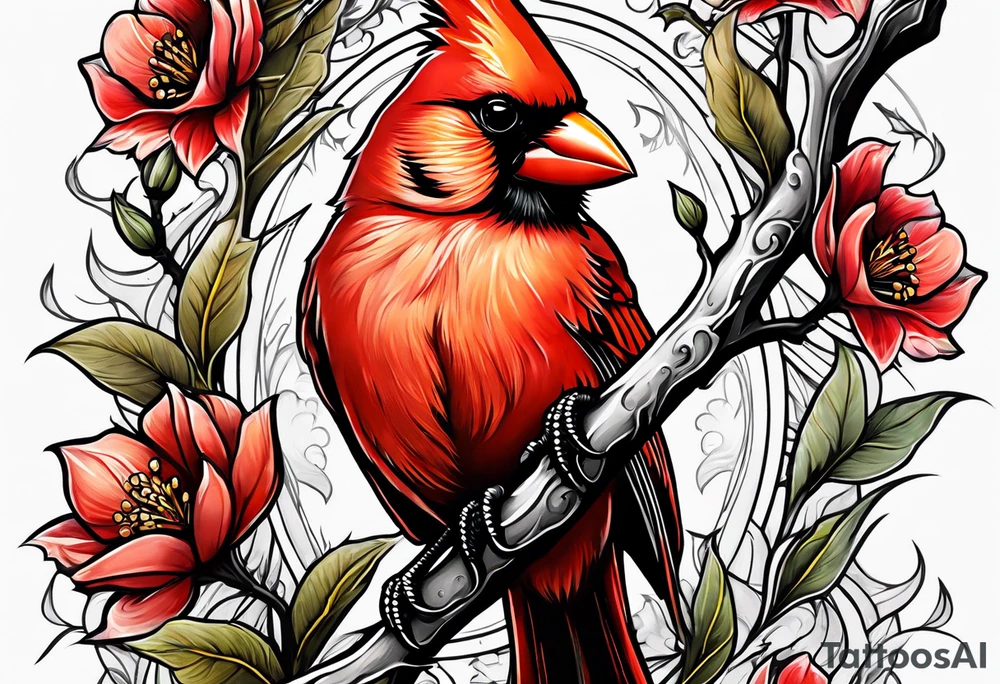 Cardinal tattoo idea