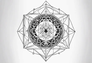 Sacred Geometry tattoo idea