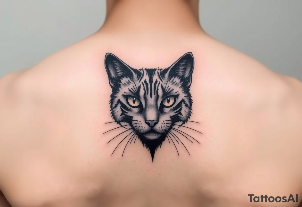 Black Cat tattoo idea