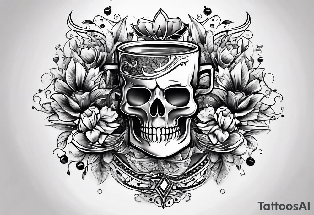 caffeine structure tattoo idea