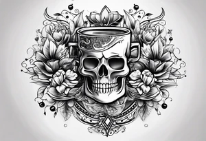 caffeine structure tattoo idea