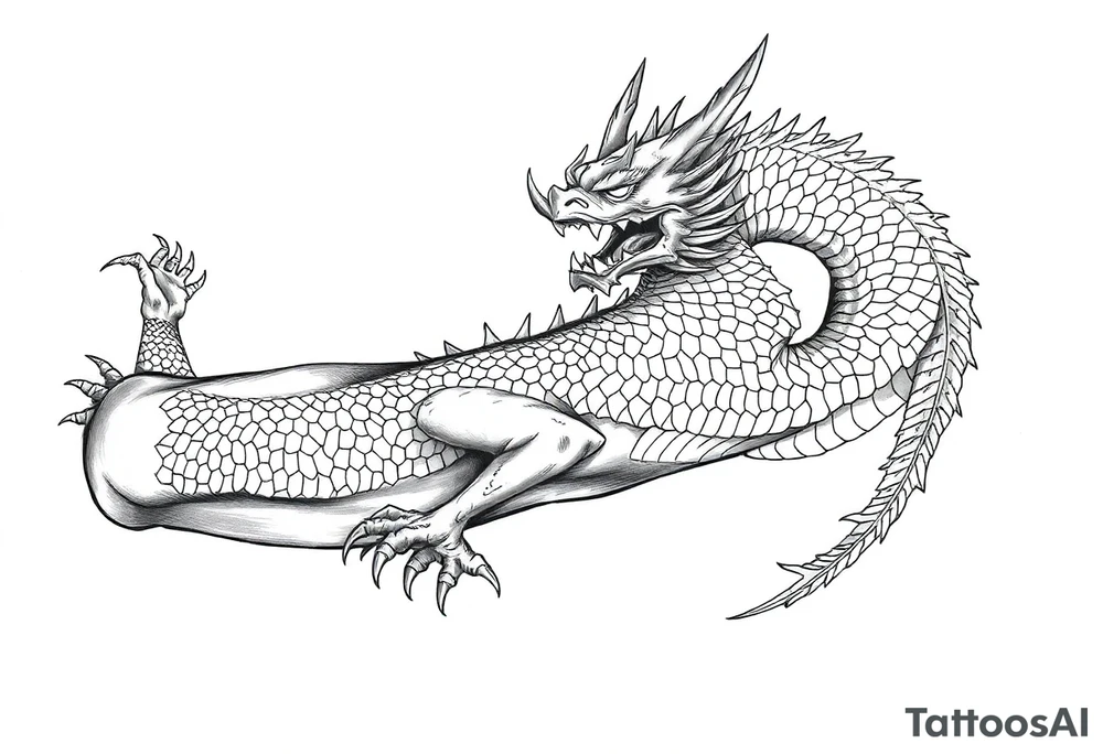 dragon tattoo idea