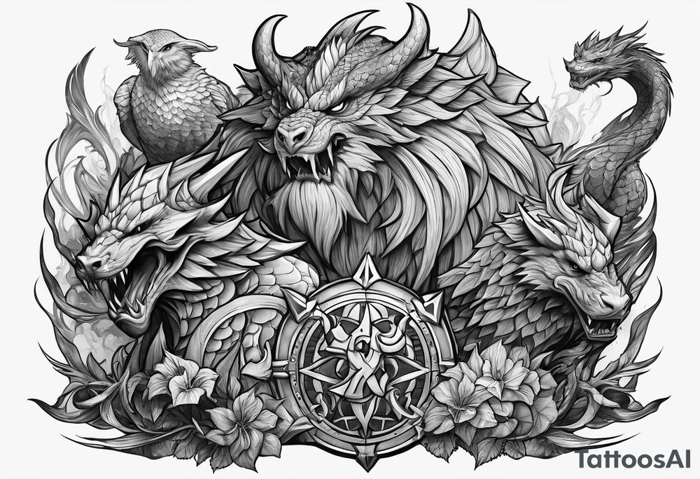 Dungeons and Dragons tattoo idea