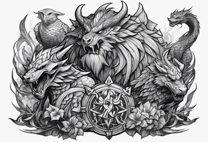 Dungeons and Dragons tattoo idea