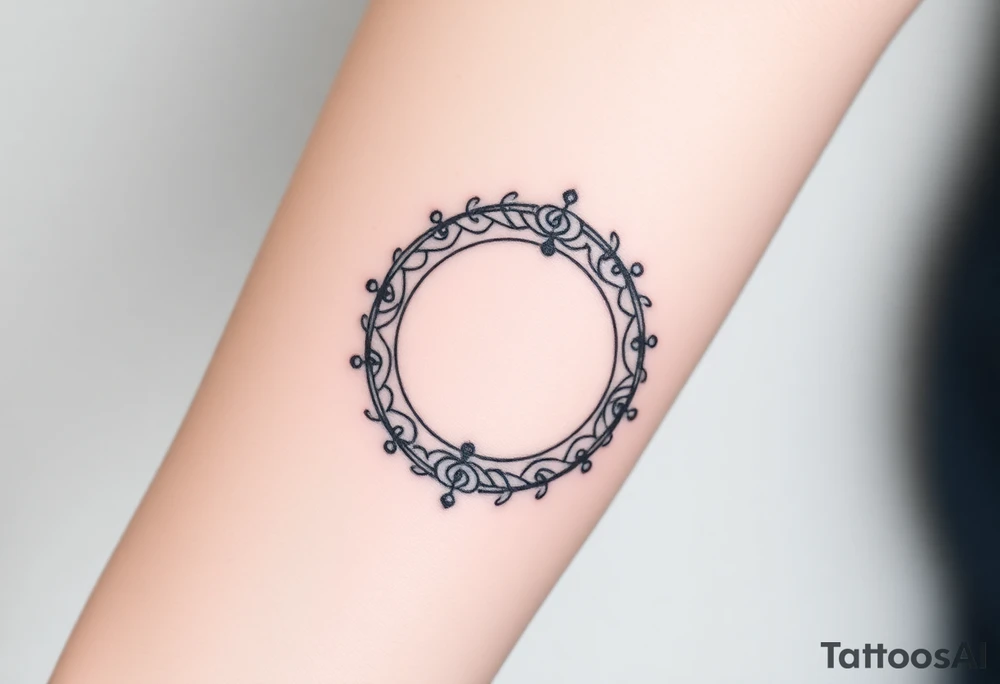 Rewind circle with play pause and stop in the circle tattoo idea Rewind circle with play pause and stop in the circle tattoo idea