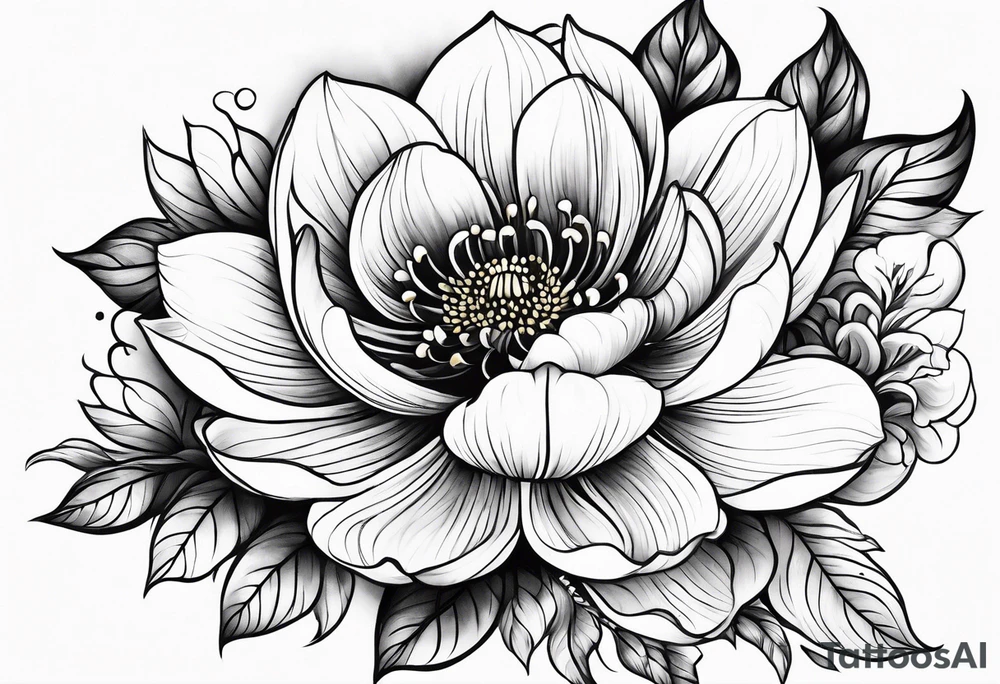 Japanese flower tattoo design tattoo idea