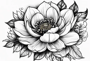 Japanese flower tattoo design tattoo idea