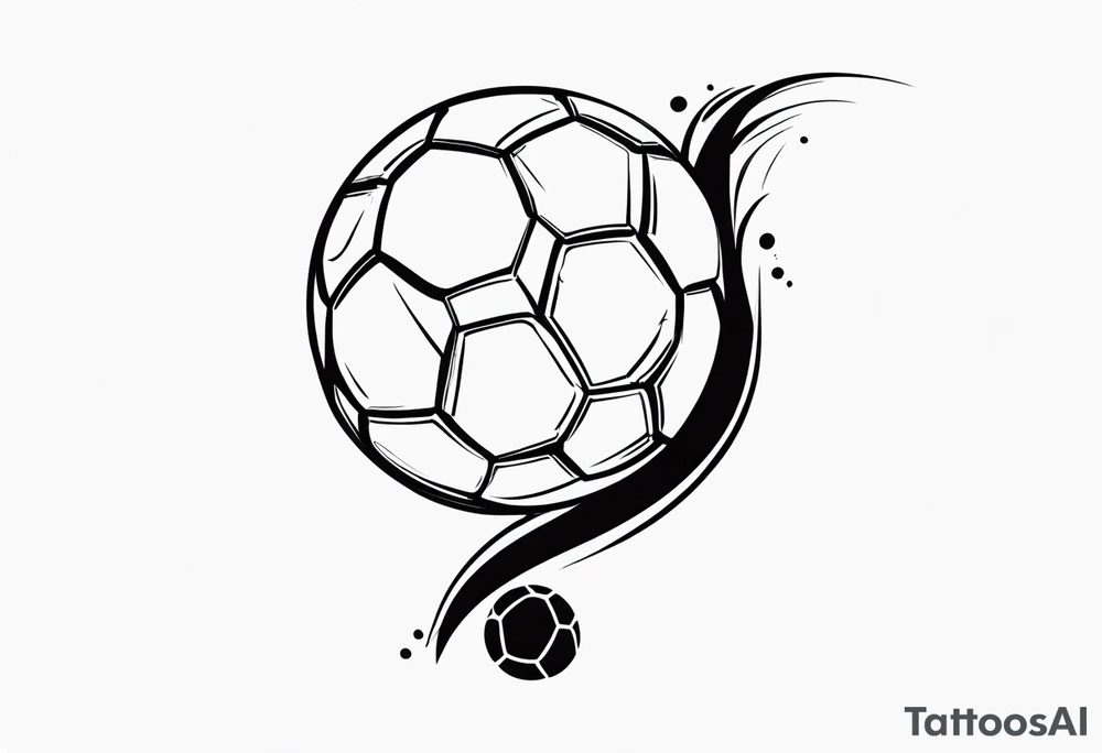 Soccer stick tatoo tattoo idea
