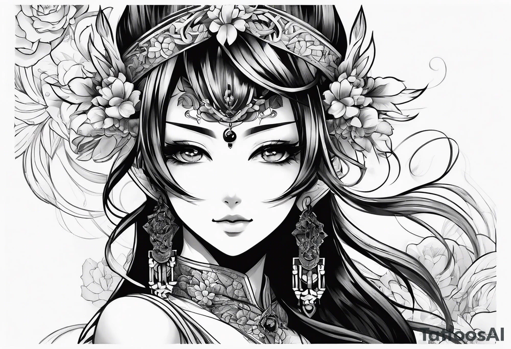 shiki anime tattoo idea