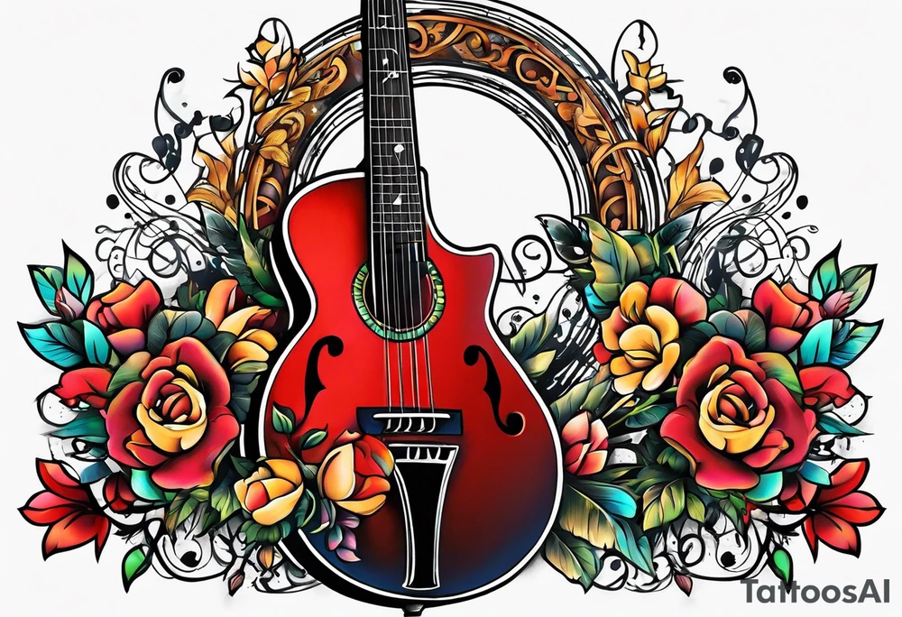 Music tattoo idea
